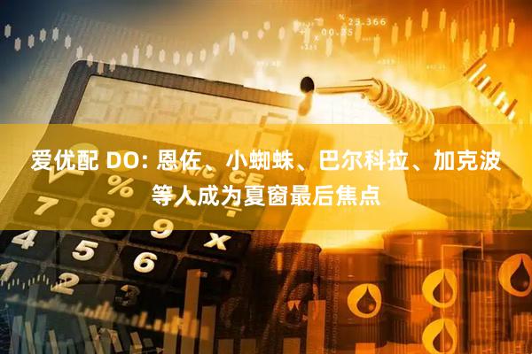 爱优配 DO: 恩佐、小蜘蛛、巴尔科拉、加克波等人成为夏窗最后焦点